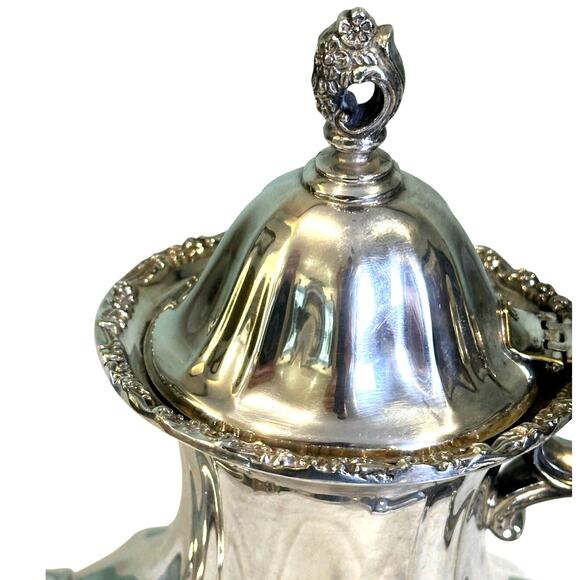 Vintage Towle Silver Plate 'Grand Duchess' Five-Piece Full Tea/Coffee Service - Picture 12 of 16